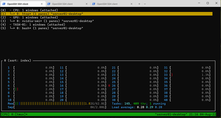 tmux
